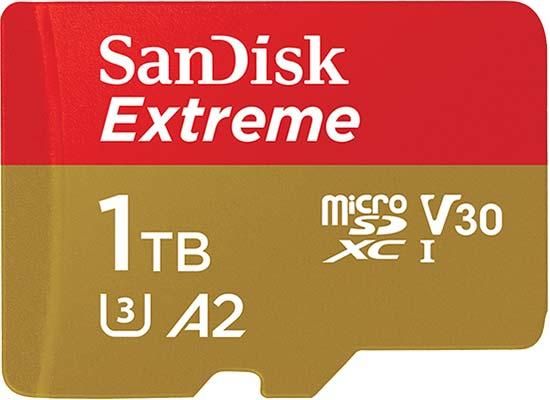 SanDisk Launch World's Fastest 1TB UHS-I microSD Memory Card