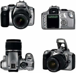 Canon EOS 300D Product Shots