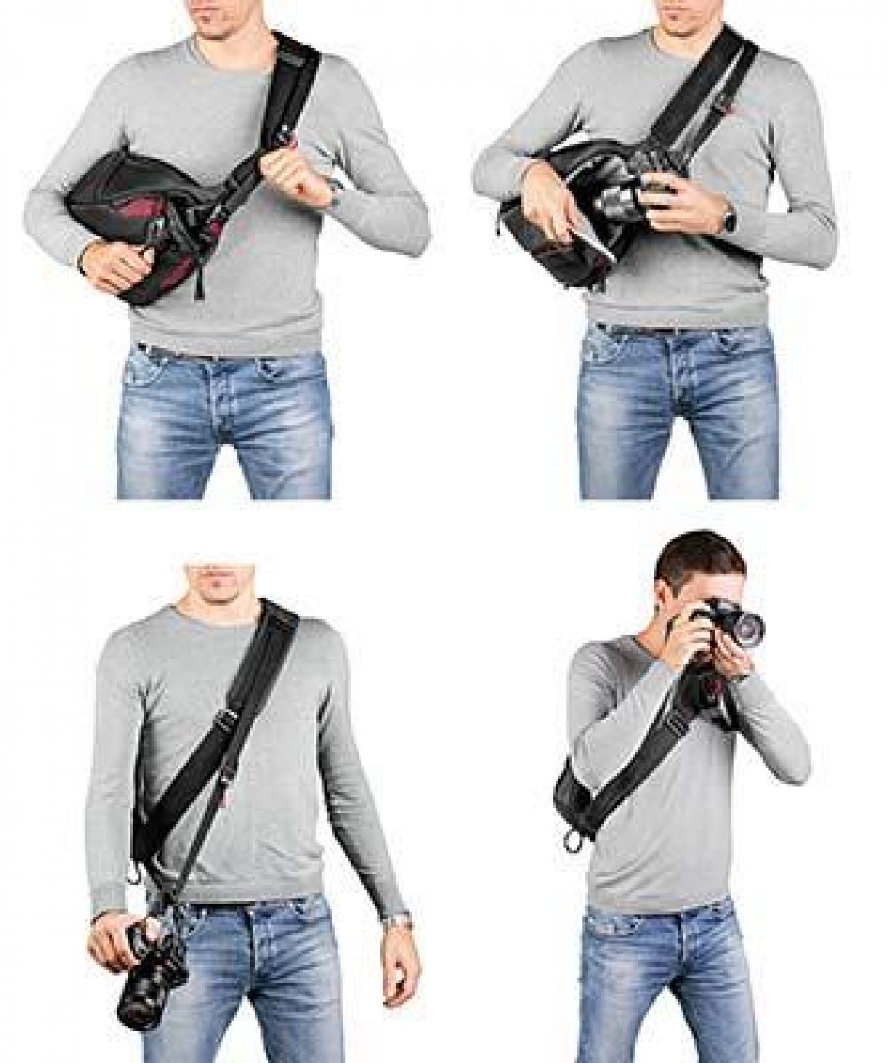 Fast track top sling bag
