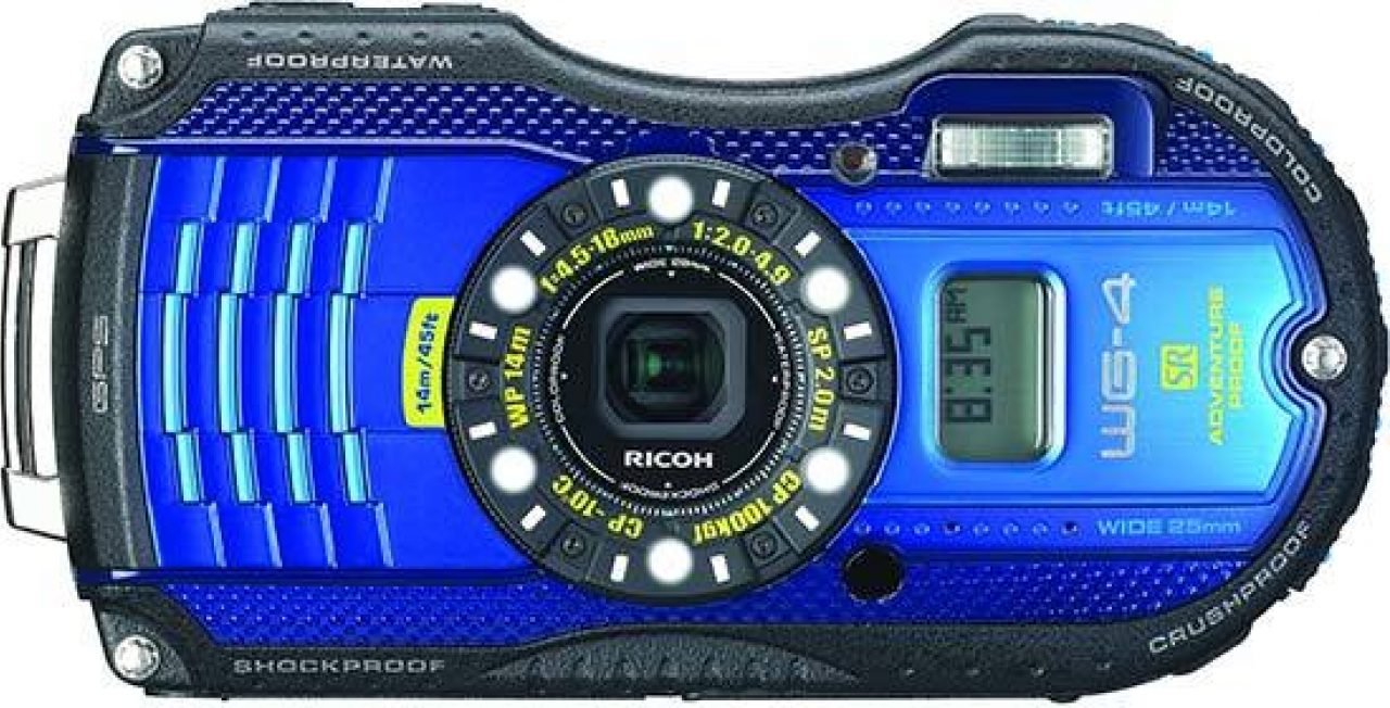 【液晶キズ少な目！】RICOH WG-4 GPS BLUE