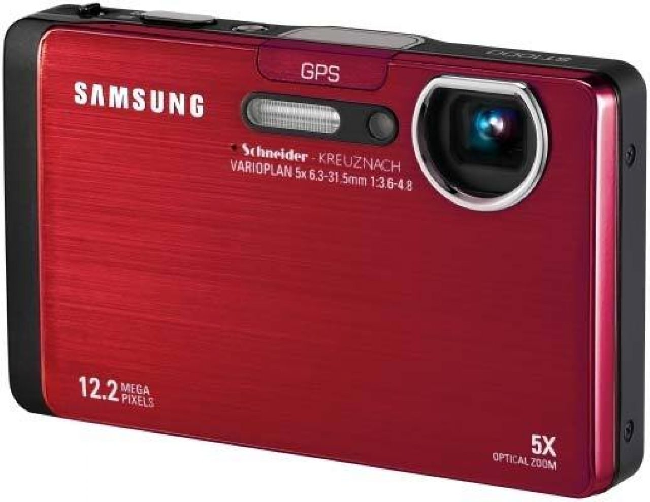 red samsung camera