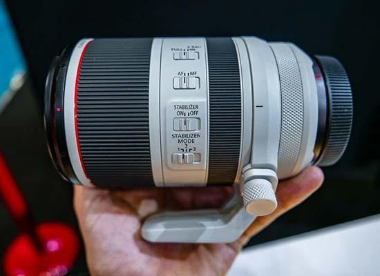 canon rf lenses hands on photos